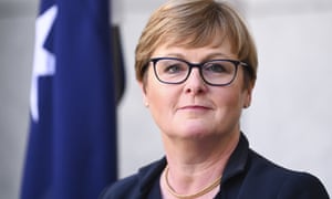 Linda Reynolds has an untidy TV appearance after being asked about her colleague Mathias Cormann’s views on wages growth