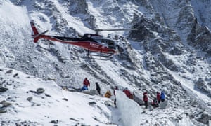 High School Sample Essay A Rescue Helicopter At Mount Everest South Base Camp The Small Aircraft Could Only Take University English Essay also Illustration Essay Example Papers Rescue Of Climbers Stranded On Everest By Avalanches Completed Essay On English Language