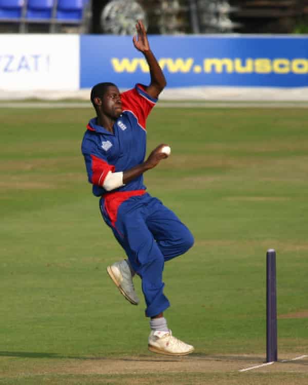 Mark Nelson in action during the third ODI between England U-19 and India U-19 in Cardiff in July 2006.