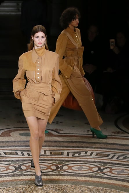 Stella McCartney pushes animal-free fashion message at Pompidou Center show