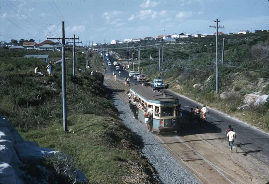 The last tram leaves La Perouse for the Randwick workshops in February 1961