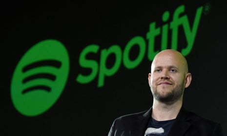 Daniel Ek, CEO of Swedish music streaming service Spotify,