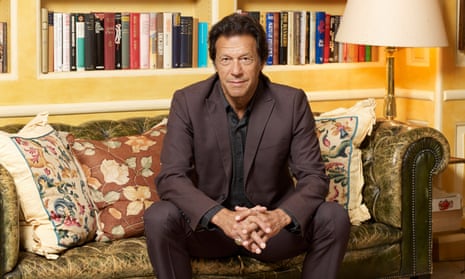 Imran Khan at the Goldsmiths’ mansion in Richmond.