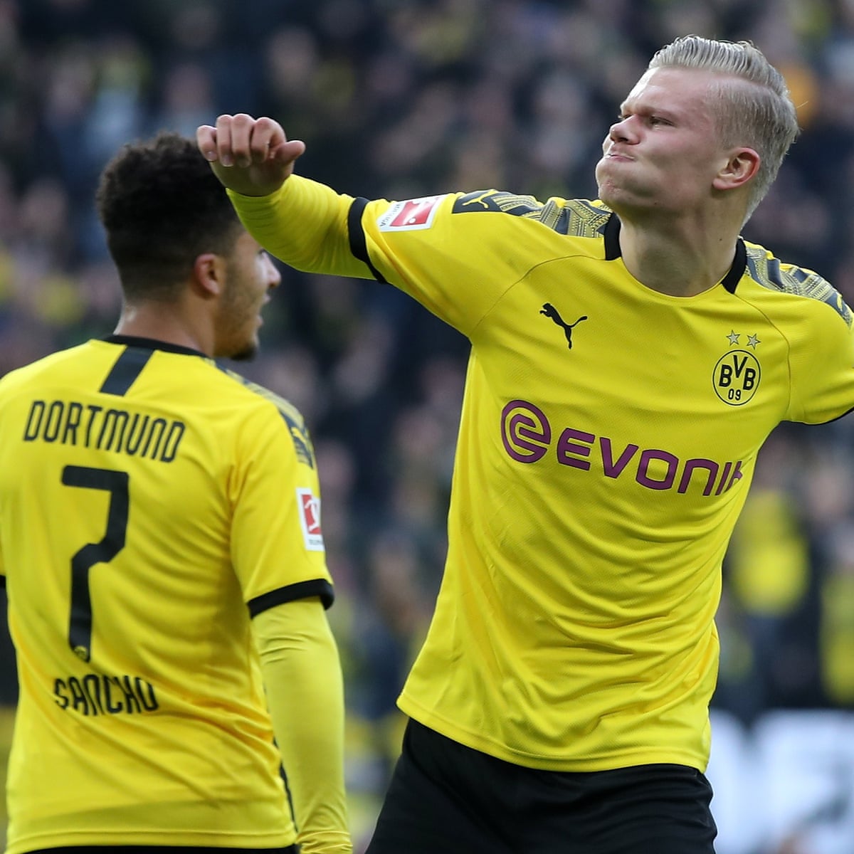 European Football Roundup Haaland On Target Again With Dortmund Double Football The Guardian