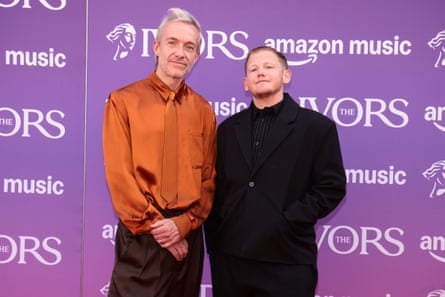 Kae Tempest, right, with his songwriting collaborator Fraser T Smith.
