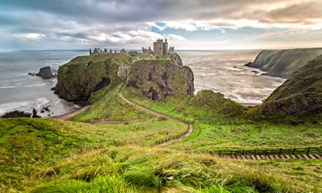 Dunnottar Castle is a great wild location to visit if staying in Aberdeen.