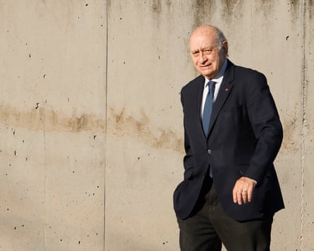 Former interior minister Jorge Fernández Díaz arrives at court for his trial.