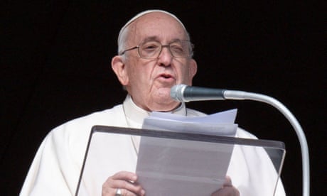 Pope Francis leads Angelus prayer at the Vatican