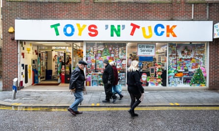 The Toys N Tuck Toy shop in Southend, Essex, England