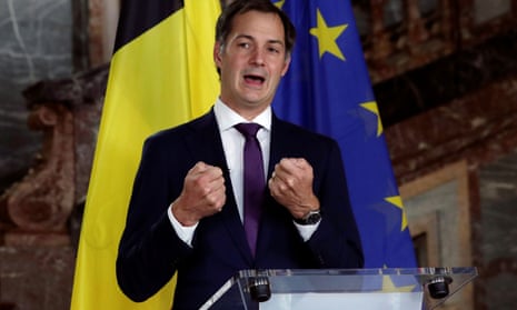 Alexander De Croo has been sworn in as Belgium’s prime minister.