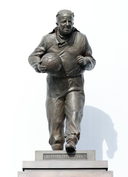 Statue of Manchester United Jimmy Murphy.