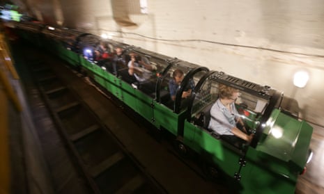 London’s Mail Rail snakes through underground tunnels that have lain abandoned for years at the new Postal Museum.