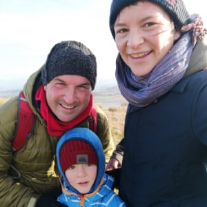 Tony, Britt and Henry Doughty-Godchaux, who moved to the island after reading about it in the Observer.