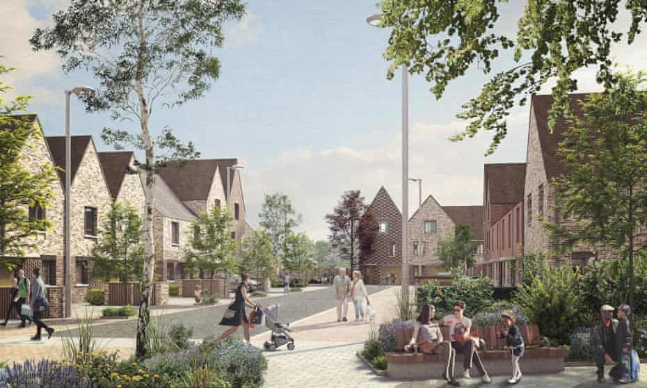 Nationwide’s planned housing development in Oakfield, Swindon.