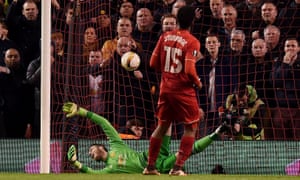 Daniel Sturridge tucks away the penalty for the first goal.