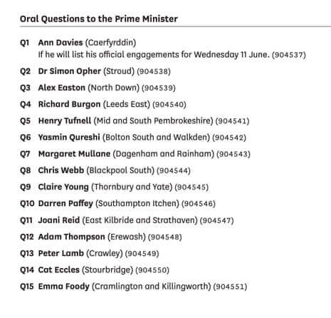 PMQs