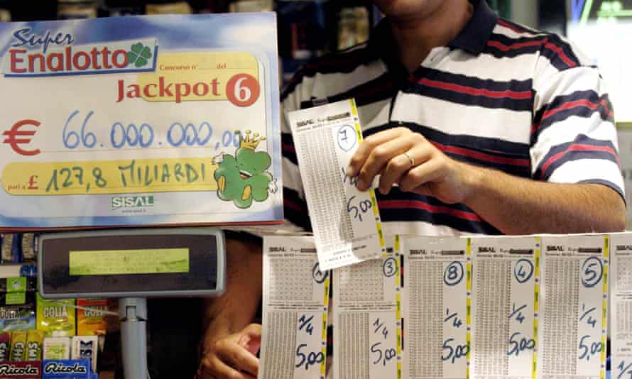 A shop selling lottery tickets in Italy