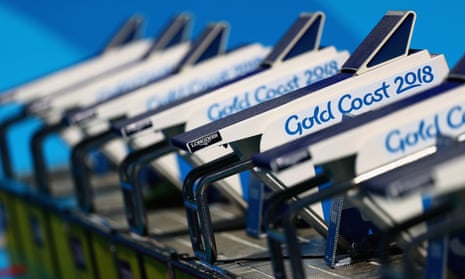 Swimming blocks Gold Coast 2018 Commonwealth Games
