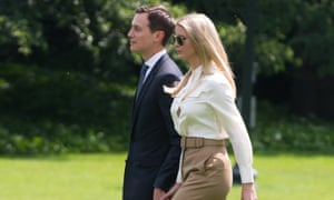 Jared Kushner and Ivanka Trump at the White House in June.