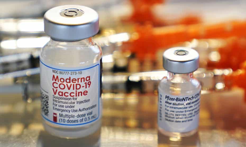 ‘A second booster dose of either the Pfizer or Moderna vaccine could help increase protection levels for these higher-risk individuals,’ the FDA said.