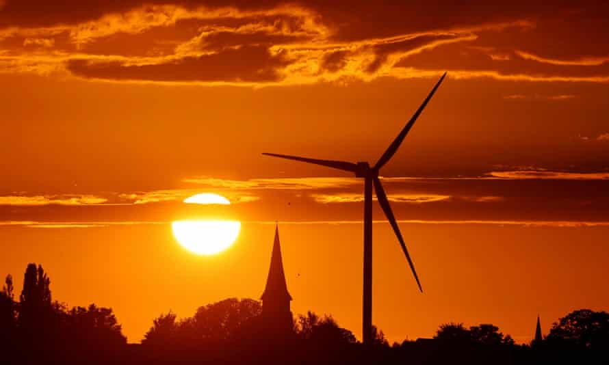 A windfarm in France.