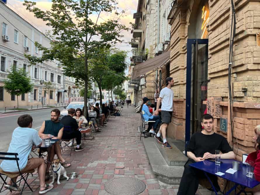 Signs of normality have begun to return to Kyiv.