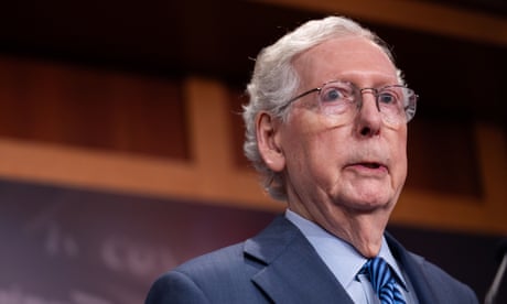 Mitch McConnell refuses to say whether he supports a US national abortion ban