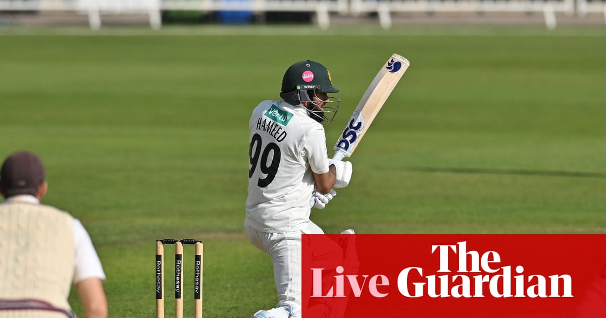 Nottinghamshire v Somerset, Leicestershire v Essex, and more: county cricket day four – live