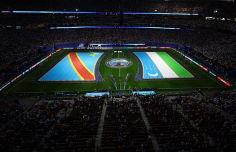 The general view inside the stadium before the match.