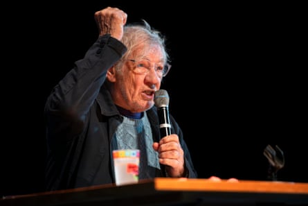 An irascible man struggling to find the right words … Ian McKellen performing in Equinox.