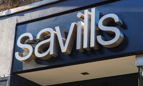 A branch of Savills estate agents in Islington, London.