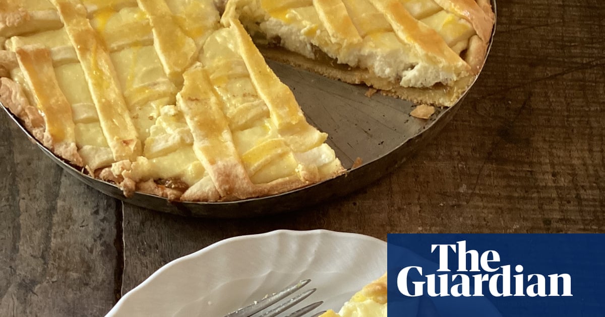 Rachel Roddy’s recipe for fig, ricotta and orange tart