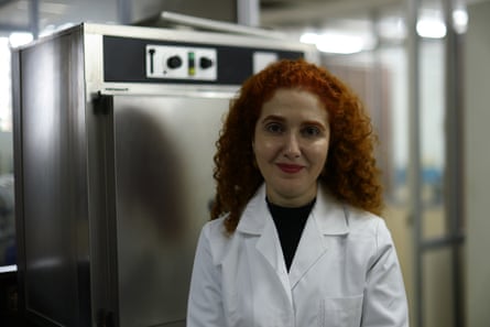 Prof Suher Yabroudi, a scientist with the Lake Maracaibo rescue commission at Zulia University.