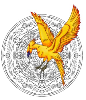 Download Colouring Harry Potter S Magical Creatures A Guide To Colouring In Fawkes In Pictures Children S Books The Guardian