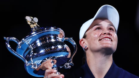 'A really special moment': Ash Barty wins first Australian Open title – video