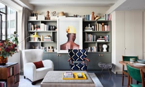 Show home: a framed photograph slides across to reveal a TV.