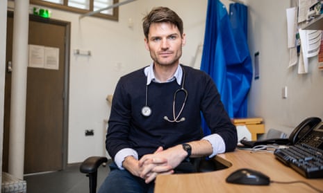 GP Tom Templeton in his surgery in Oxford.