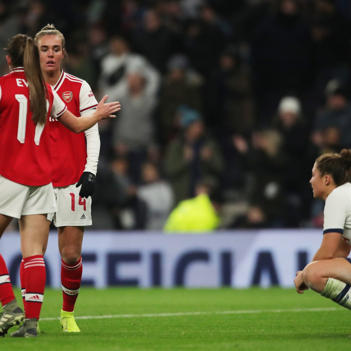Tottenham 0 2 Arsenal Women S Super League As It Happened Football The Guardian