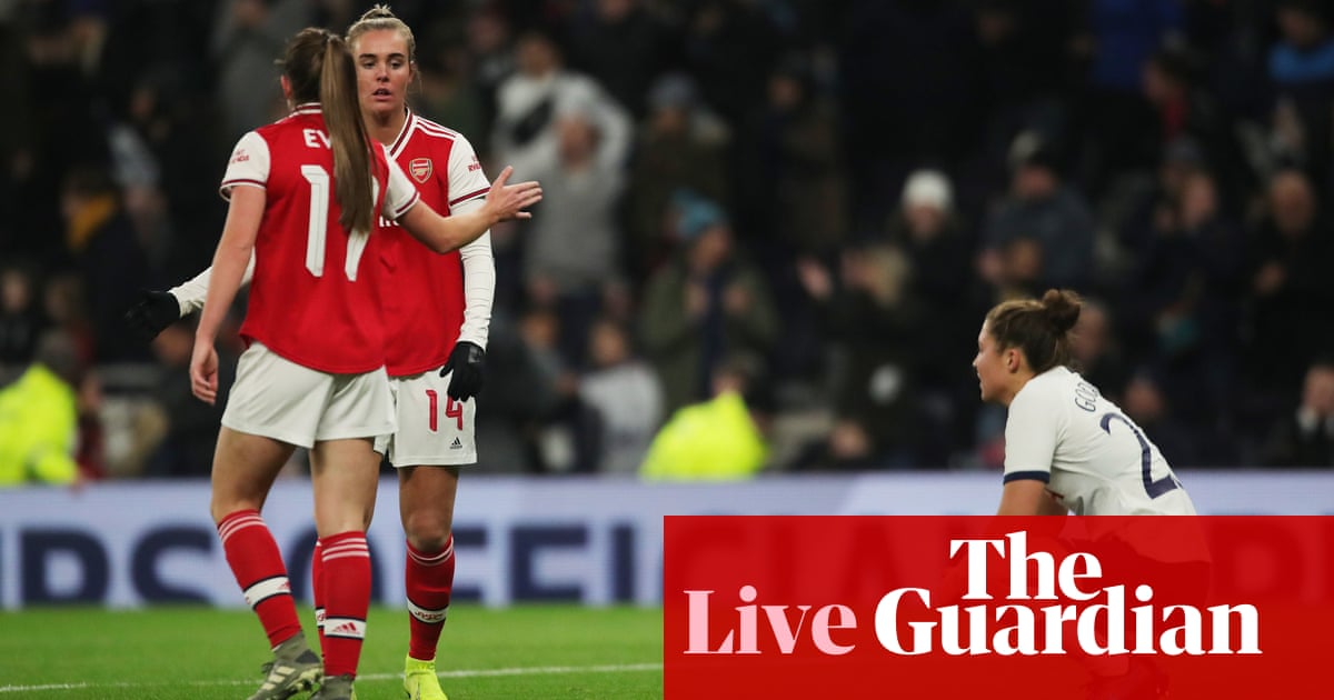 Tottenham 0 2 Arsenal Women S Super League As It Happened Football The Guardian