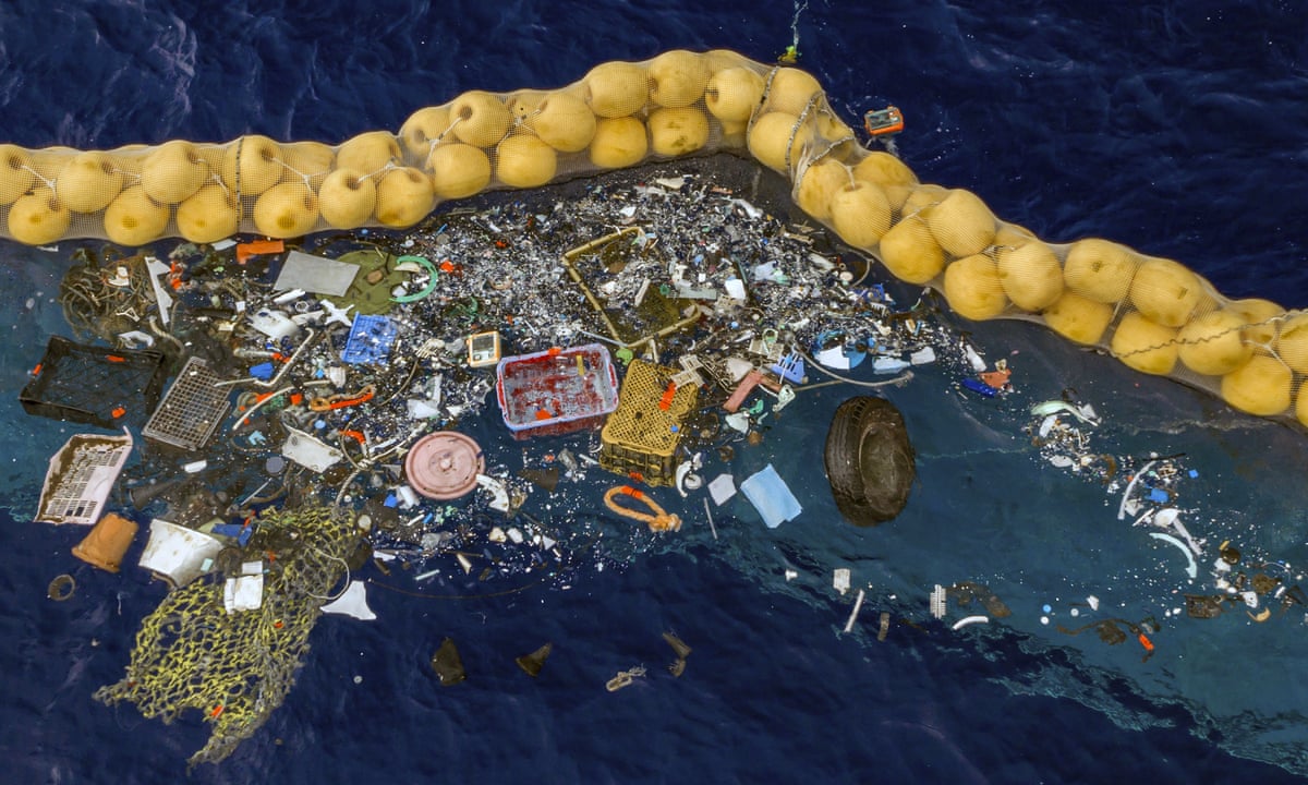 Ocean cleanup device successfully collects plastic for first time ...