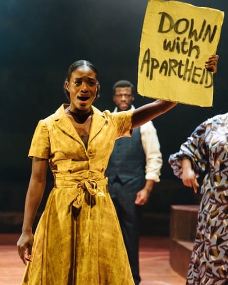 Leanne Robinson en Mandela au Young Vic.