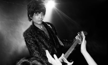 Alan Vega of Suicide at the Venue, London, in 1982