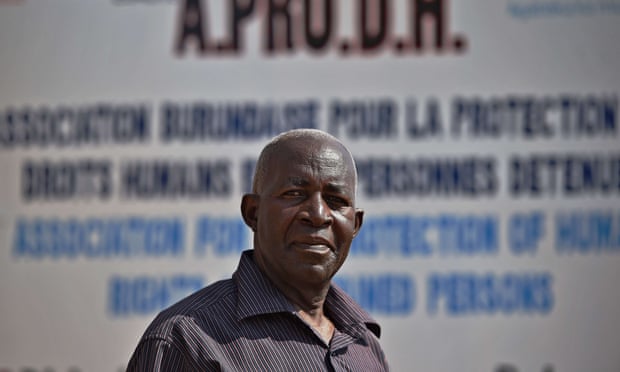Pierre Claver Mbonimpa in Burundi in 2015.