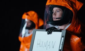 Amy Adams (right) as Louise Banks in ARRIVAL by Paramount Pictures