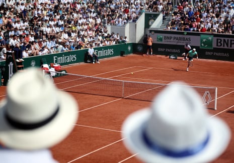 Pablo Carreno Busta serves during his victory over Thiago Agustin Tirante.