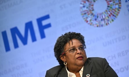 Prime minister of Barbados, Mia Mottley.