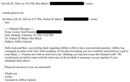 a screenshot of an email