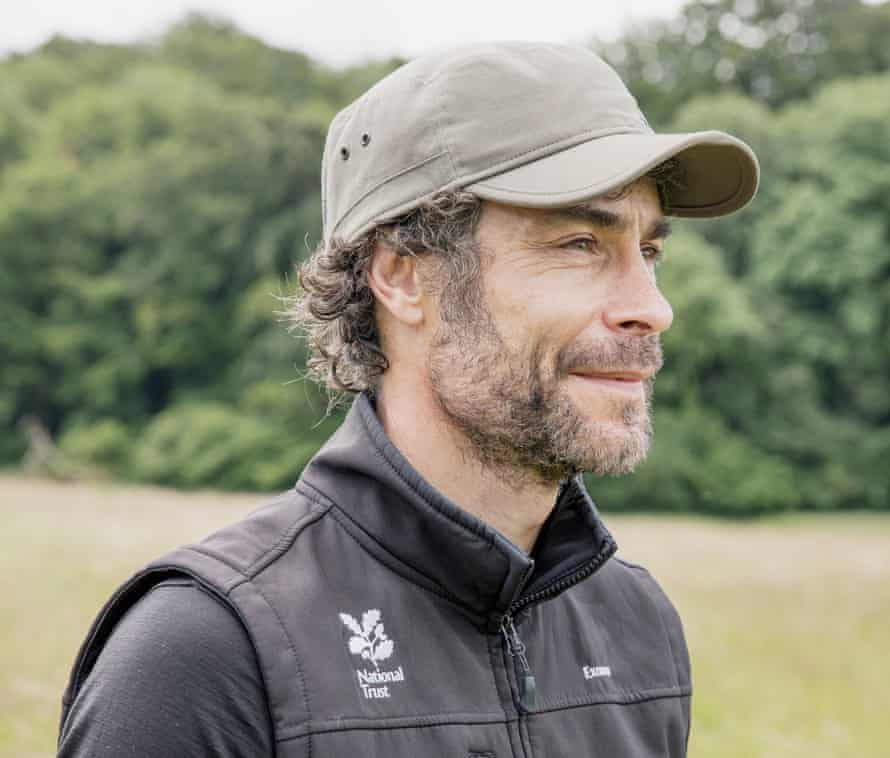Ben Eardley, riverlands project manager at the National Trust's Holnicote estate
