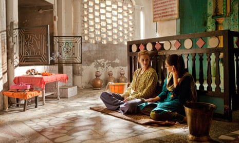 Artistic journeys …  Julia Roberts, left, in the film version of Eat, Pray, Love; author Elizabeth Gilbert was inspired by The Artist’s Way.