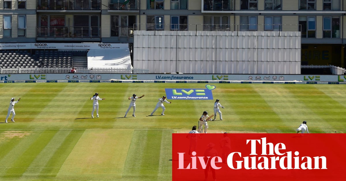 England v India: women’s Test match, day one – live!